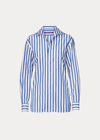 Camisa Ralph Lauren Striped Algodão Mulher 75426-ABVQ